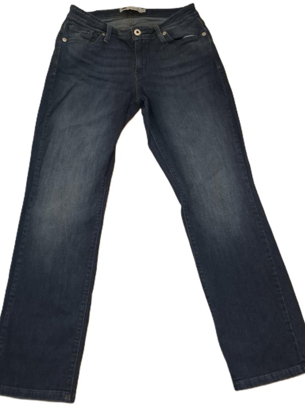 Levi's 529 Women's Jeans Size 12 Blue Curvy Straigh Leg Medium Wash Cotton Blend
